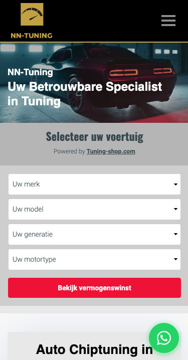 Mobile website voorbeeld 2